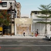 Thiết kế nội thất shop mỹ phẩm Hạnh Duyên